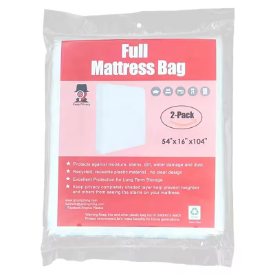 Wholesale Reusable Moving Bag For Mattress Waterproof Cover Protector Thick Mattress Storage Bed Bag for Moving and Storage photo-5