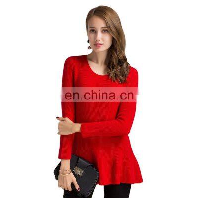 Popular Women Boat Neck Sweater Nepal 100% Percent Pure Cashmere Knitted Sweaters