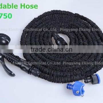 Expanding elastic garden watering hose