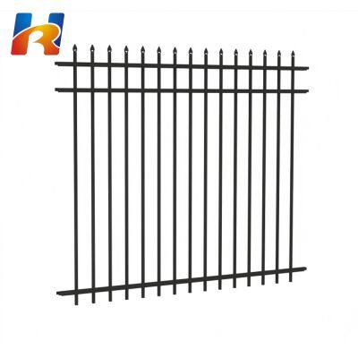 Eco Friendly Design Cheapest Powder Coated Boundary Wall Fence Security Galvanized Metal Picket Corten Steel Fence Panels