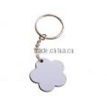 Factory Price heat transfer blank MDF Sublimation key ring