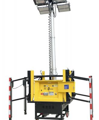 Rechargeable Mobile Lighting Lamp 100W LED with 8-Hour Battery Life