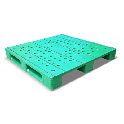 Anti-Slip Plastic Pallets With Reinforced Ribs for Warehouse Safety photo-2
