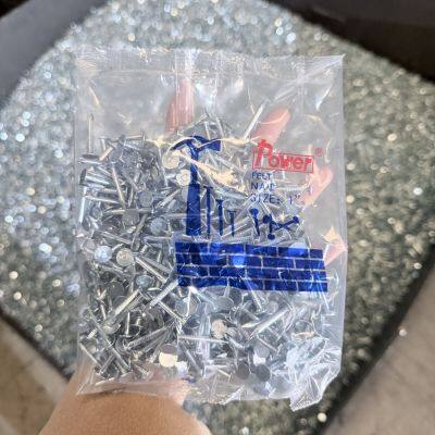 Оцинкованные гвозди с широкой головкой для кровли и забора 1 кг/мешок, соответствующие стандартам