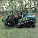 Vigorun Industrial Grade Gasoline Electric Hybrid RC Lawn Mower Robot With 200 Meters Long Distance Control and Flail Cutting photo-2