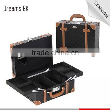 Fashionable Travel Makeup PVC Cosmetic train Case for beauty case