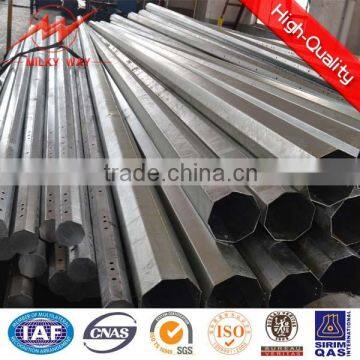 Galvanized Electric Pylonal Utility Steel Transmission Pole