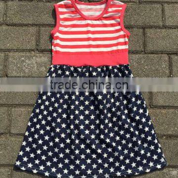 Hot Sale Girls 4th of July Boutique Summer Clothing Sets Girls July 4th Outfits Pettiskirt Capris Outfits Kids Clothes photo-2