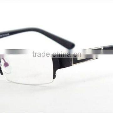 Spring Hinge Semi-rimless New Model Eyewear Frame Glasses photo-5
