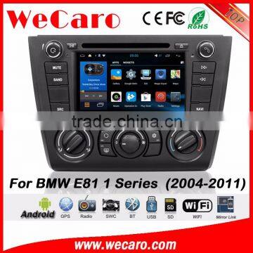 Wecaro WC-BM7205 Android car dvd gps For BMW E81 1 Series 2004 - 2011 Door Hatchback with mirror link 3G wifi playstore