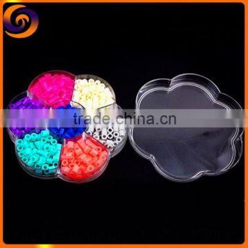 Hot sale DIY plastic plum blossom box perler beads