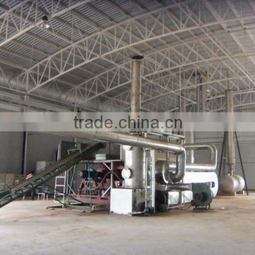 Hot selling waste tire recycling rubber powder waste tire pyrolysis to oil machine with CE