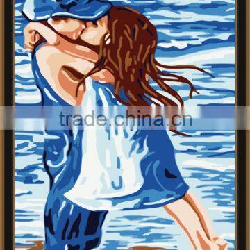 DIY digital oil painting by numbers canvas paint ready right for kids room 5325