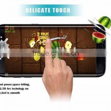 Best Smart Cell Phone Mobile Tempered Glass Ultra-thin High Transparent Full Cover Screen Protector for Samsung s7 Edge photo-4