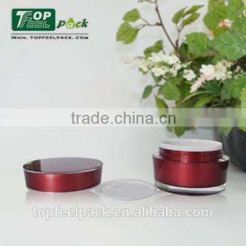 colored 50g jars for making black recycled acrylic luxury cream frosted plastic jar container