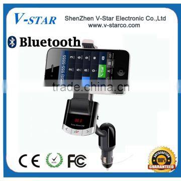 Universal Bluetooth Car Holder With Charging, Bluetooth Handsfree and Car Charger 3 in 1 Functions