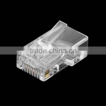 RJ45 UTP Cat5e 8P8C Crimp Plug Modular Plug