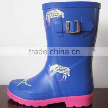 2016Funky horse kid's gum boots