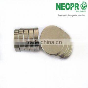 high quality powerful small thin round N40 ndfeb magnet price