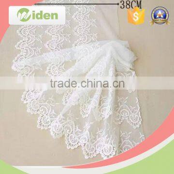 Fancy style 38cm wholesale embroidery lace for wedding dress                        
                                                                                Supplier's Choice