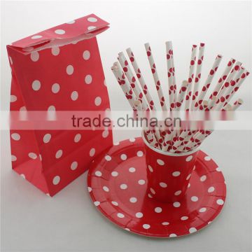 Party paper tableware for wedding baby shower birthday