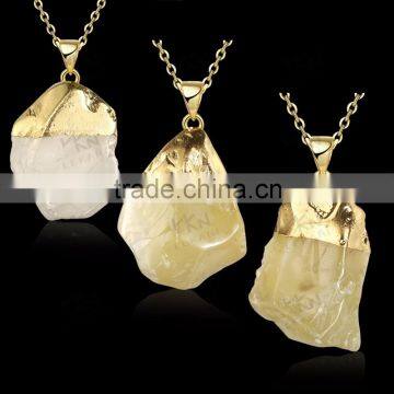 Popular fashion jewelry amber necklace