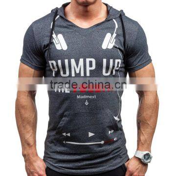 Printed T-Shirt Men Casual photo-2