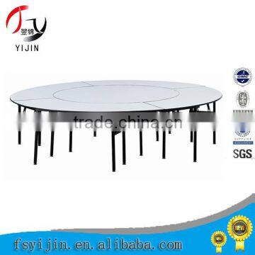 custom shape PVC table for restaurant