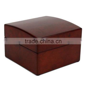 Sing watch box for 1 pcs large watch burl wood finish