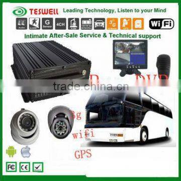 2015 mini 4ch dvr with dual sd card mdvr hot selling product 3G WIFI GPS bus dvr
