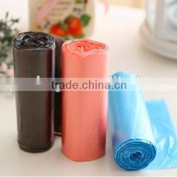 LDPE black plastic trash/garbage/rubbish/refuse bag