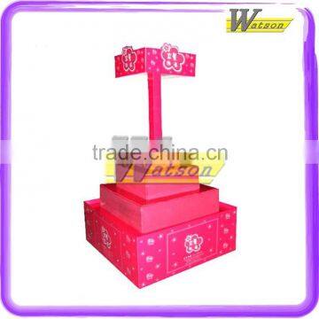 Supermarket chocolate promotion floor cardboard Display stand