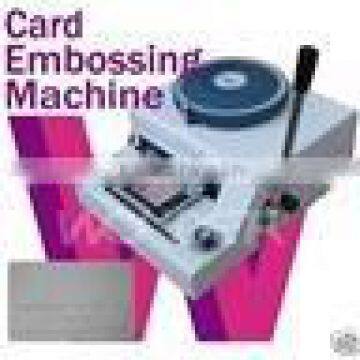 pvc card embosser