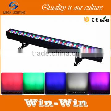 high quality dmx decoration linear 72x3w rgbw led wall washer light