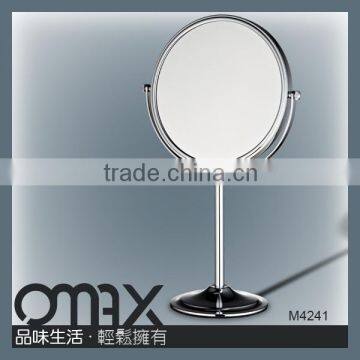 birthday's gift brass 2 sides free standing table vanity makeup mirror