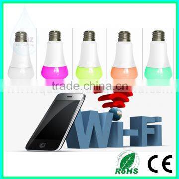 CE ROHS listed WIFI RGBW LED Bulb