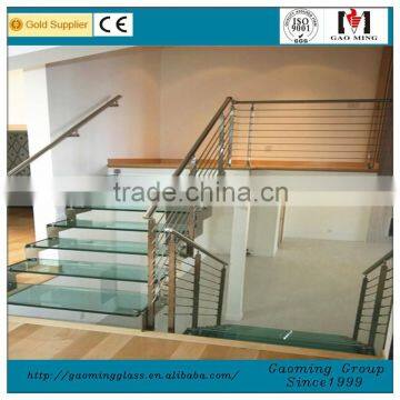 interior glass staircase