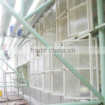 Best Sell Aluminium Plant Use Fiberglass Composite Vertical Pivot Window