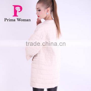 Spring New Product 2016 Medium And Long Women Clothes Round Collar Apparel Quality Choice photo-4