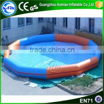 Commercial inflatable swimming pool holiday giant floating pool for sale