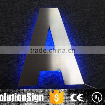 3D high quality indoor acrylic letter back lighted alphabet