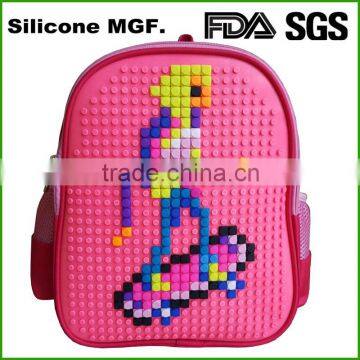Novelty Fanny Diy Silicone Silicone Book Bag Kids School Backpack photo-2
