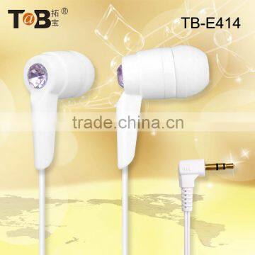 earphone with transparent box for promotion