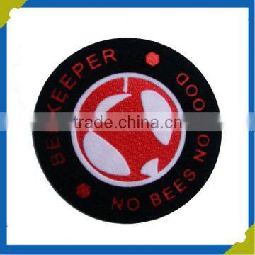 Main Label Iron On Full Flocking Heat Transfer Label Without Fabric Ground/Good Flock Effect