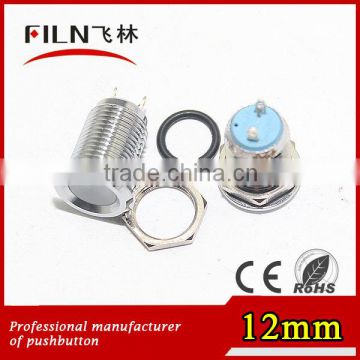 12mm mounting hole stainless steel waterproof 12VDC led indicator light                        
                                                                                Supplier's Choice