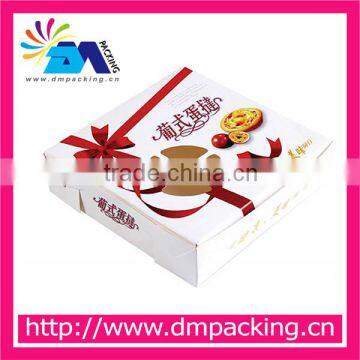 portuguese egg tart box food paper box