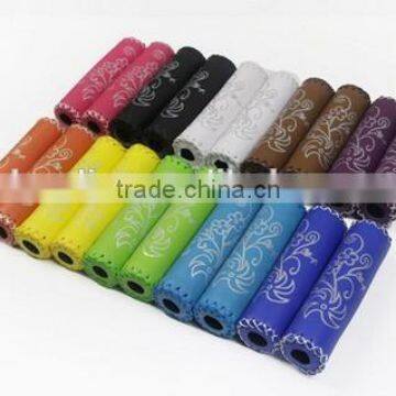 bike handbar grip pvc leather handlebar grip