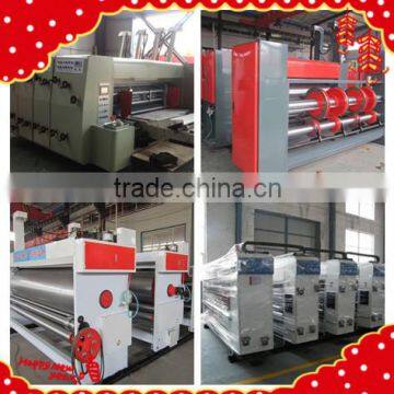 Used corrugated paperboard making printing die-cutting machine