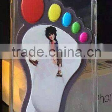 Soft Phone Cover Tpu Phone Case for Samsung Galaxy G850 Case With Foot Pattern Design photo-2