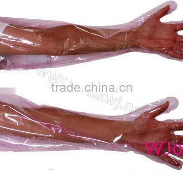 animal consumables disposable arm length gloves